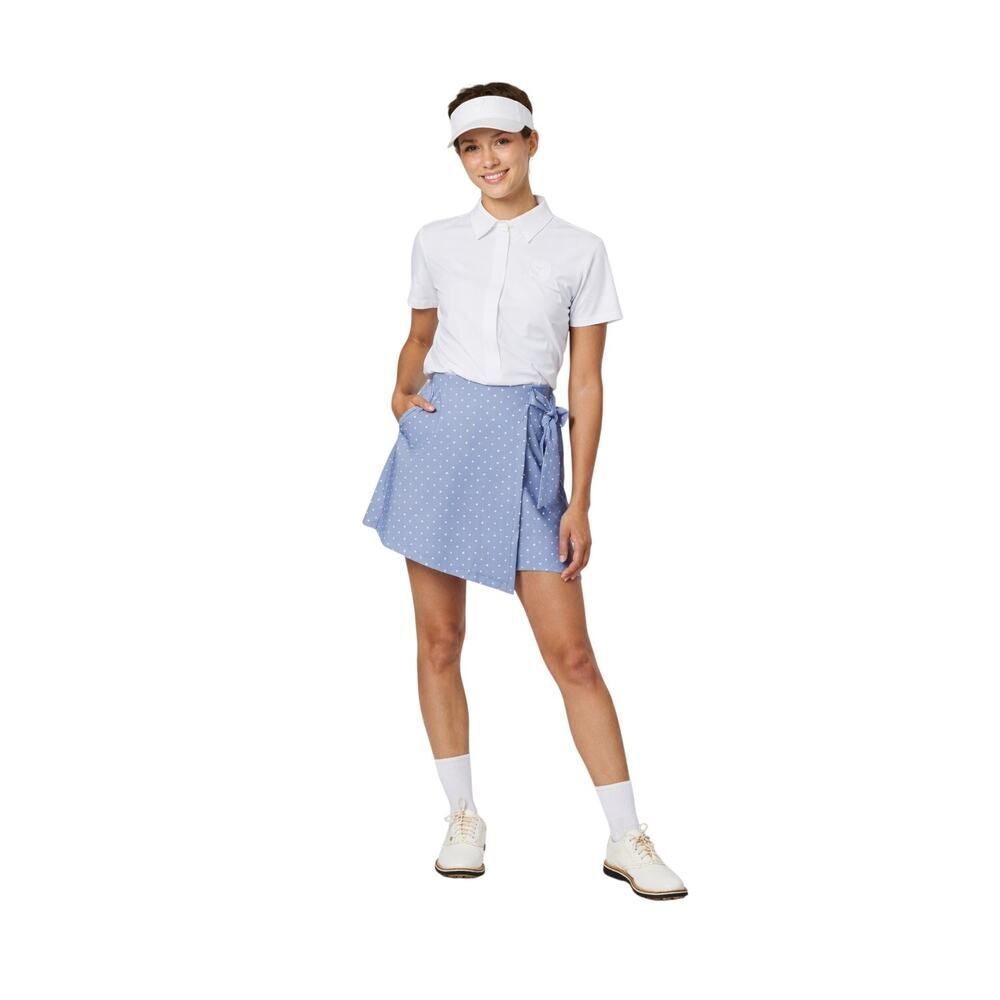 JAYEBIRD Women's Polka Dot Mills Golf/Athletic Skirt/Skort Blue Size Large